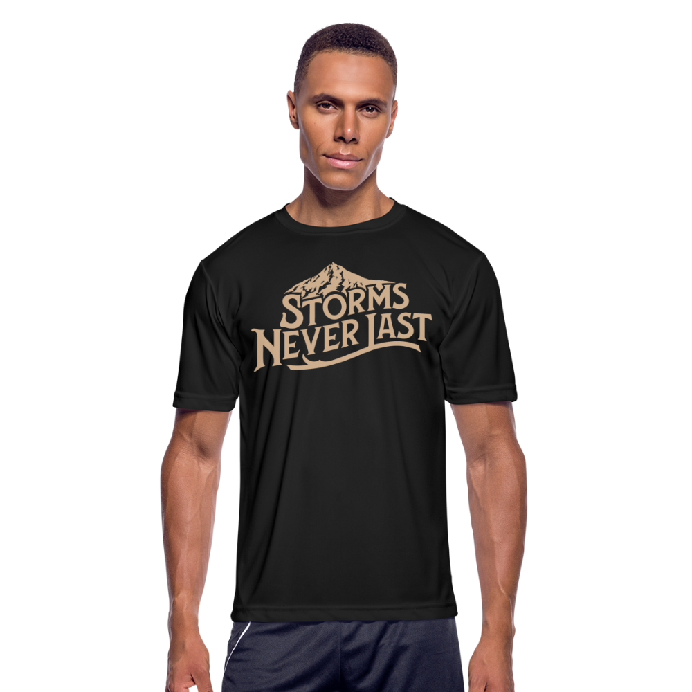 Men’s Moisture Wicking Performance T-Shirt - black