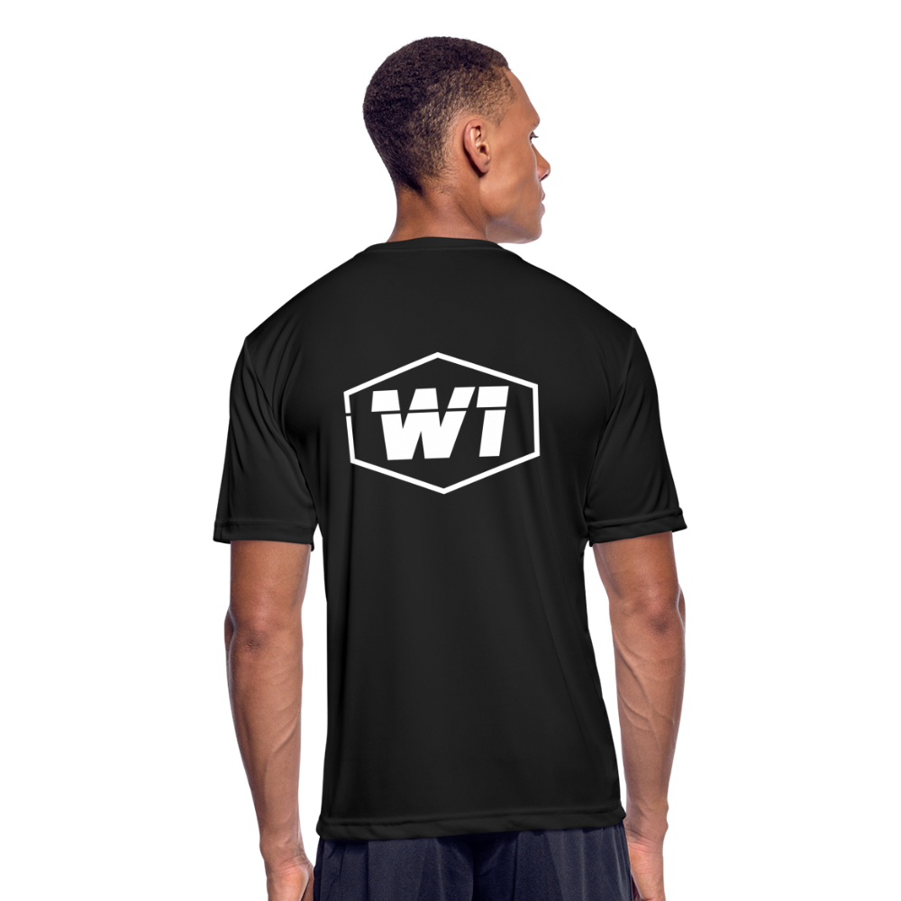 ‘Always Compete’ Graffiti Premium Adult T-Shirt Dri Fit - black