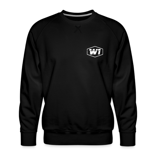 W1 Storms Never Last Men’s Premium Sweatshirt - black