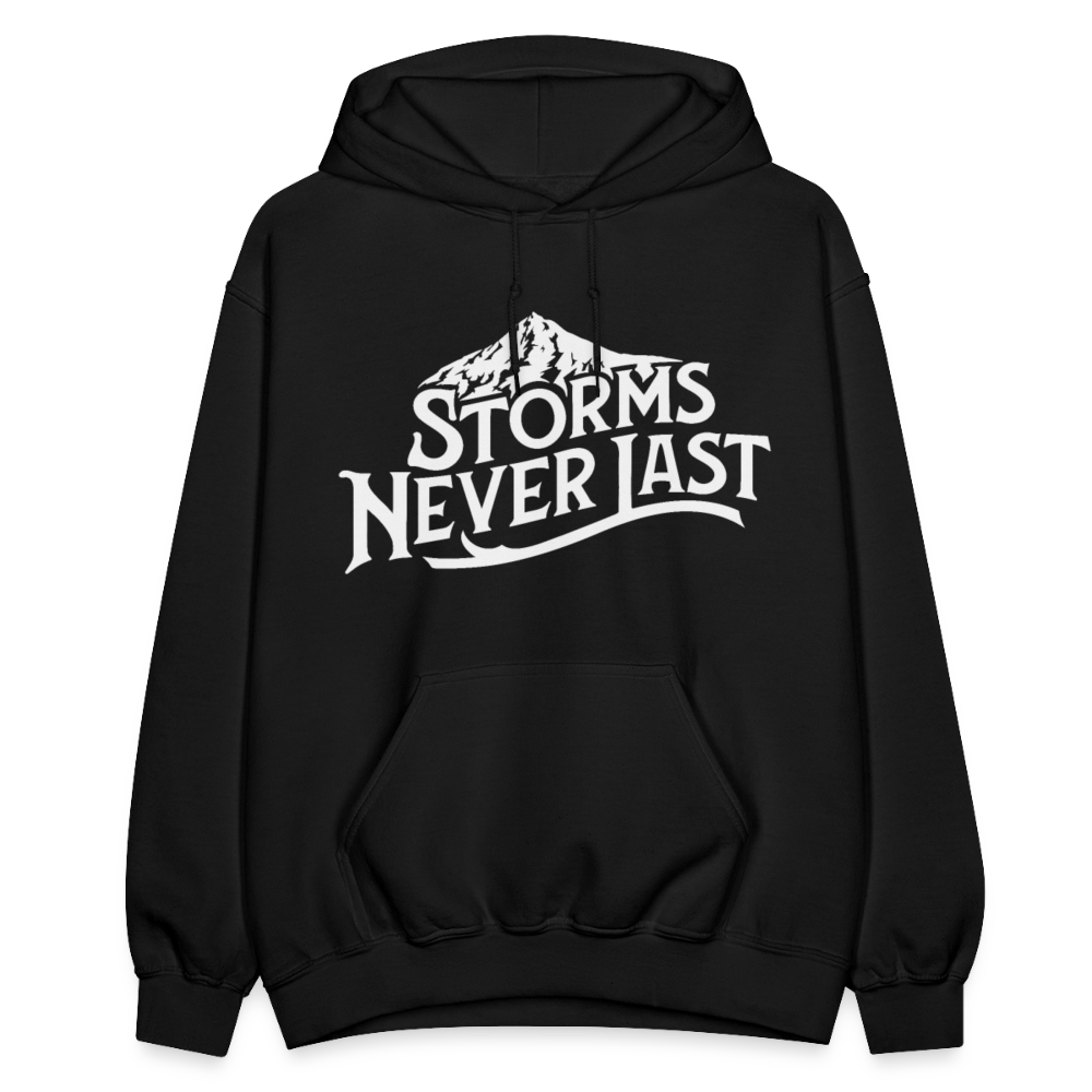 'Storms Never Last' Heavy Blend Adult Hoodie - black