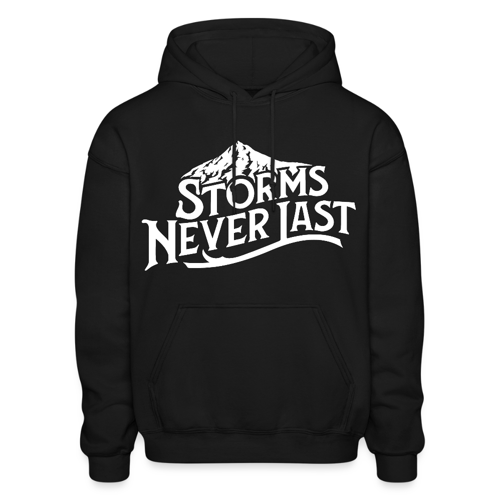 'Storms Never Last' Heavy Blend Adult Hoodie - black