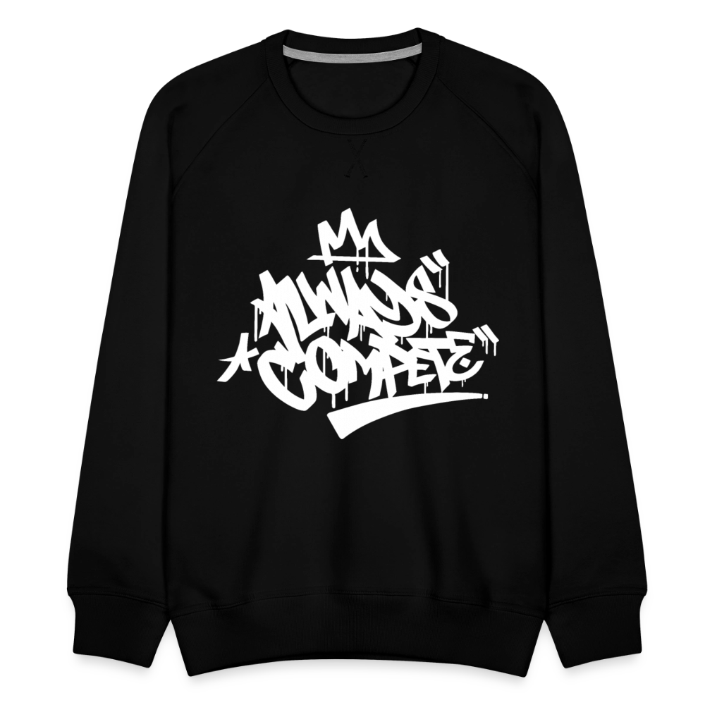 W1 Always Compete Graffiti Premium Sweatshirt - black