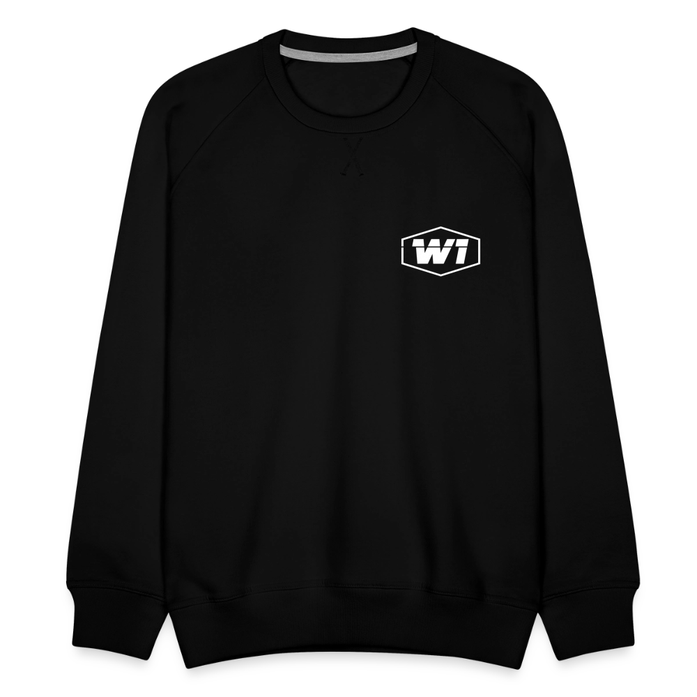 W1 Storms Never Last Men’s Premium Sweatshirt - black