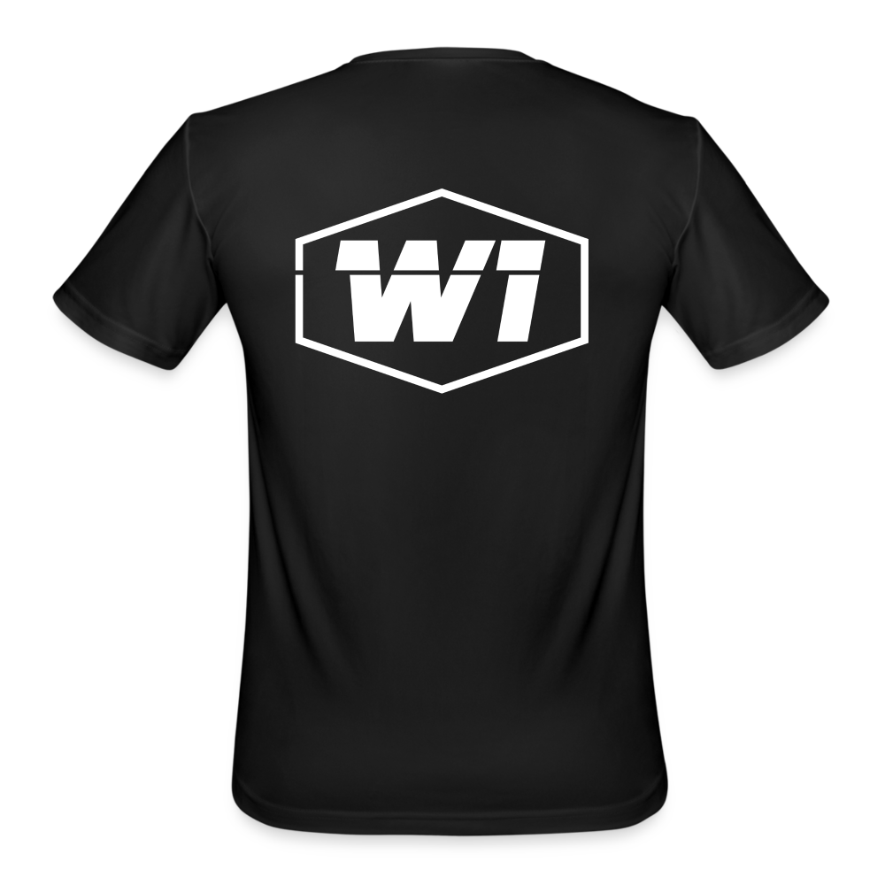 ‘Always Compete’ Graffiti Premium Adult T-Shirt Dri Fit - black