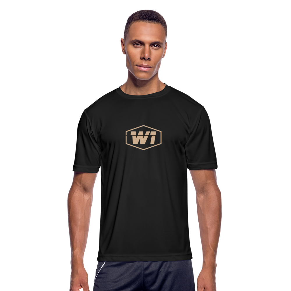 W1 Storms Never Last Handwritten Dri Fit T Shirt - black