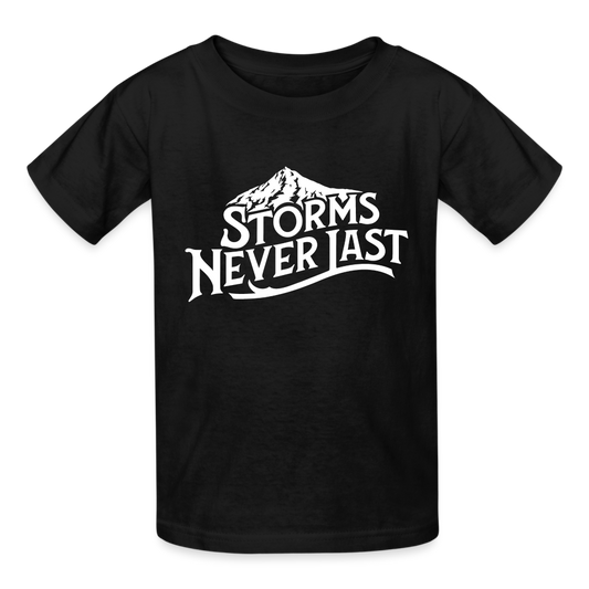 W1 Mt Hood Youth Tagless T-Shirt - black