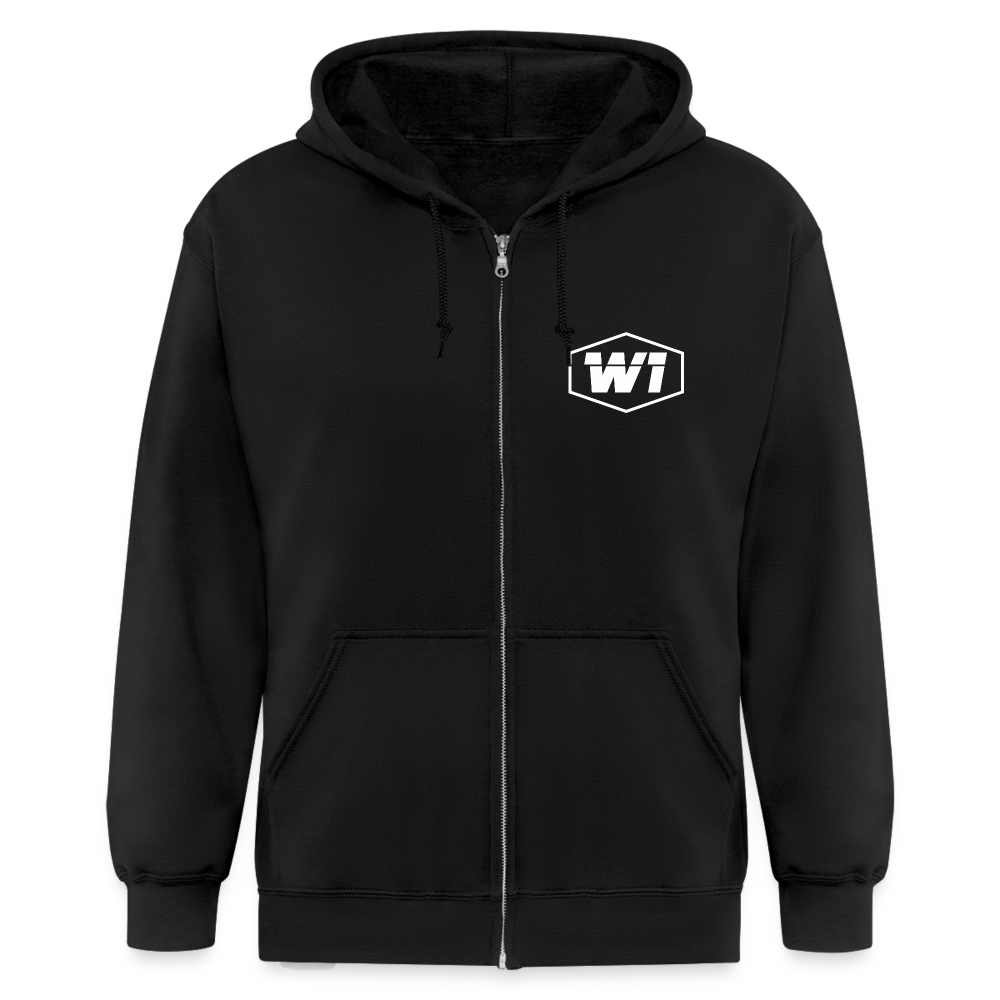 Storms Never Last Men's Zip Hoodie - black