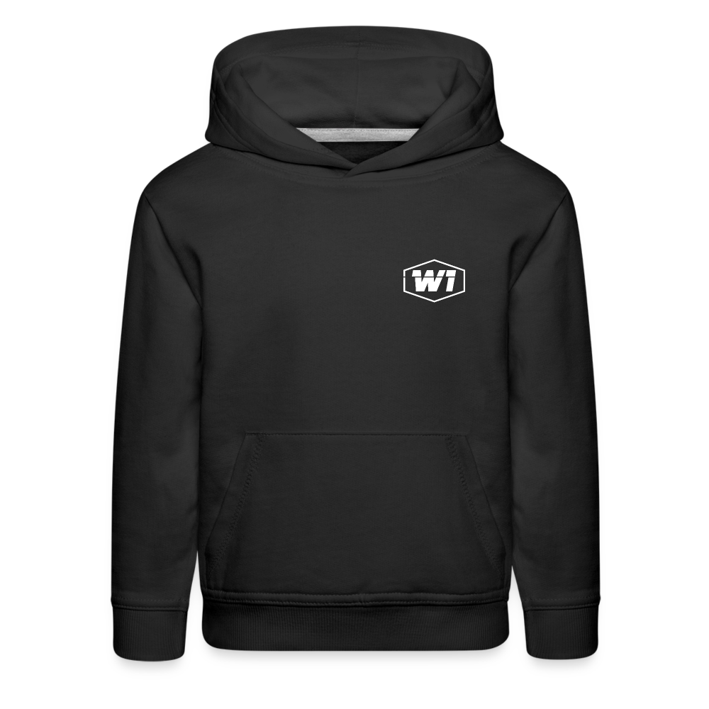W1 Storms Never Last Kids‘ Premium Hoodie - black