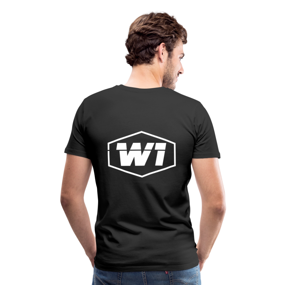 W1 Always Compete Graffiti Premium Adult T-Shirt - black