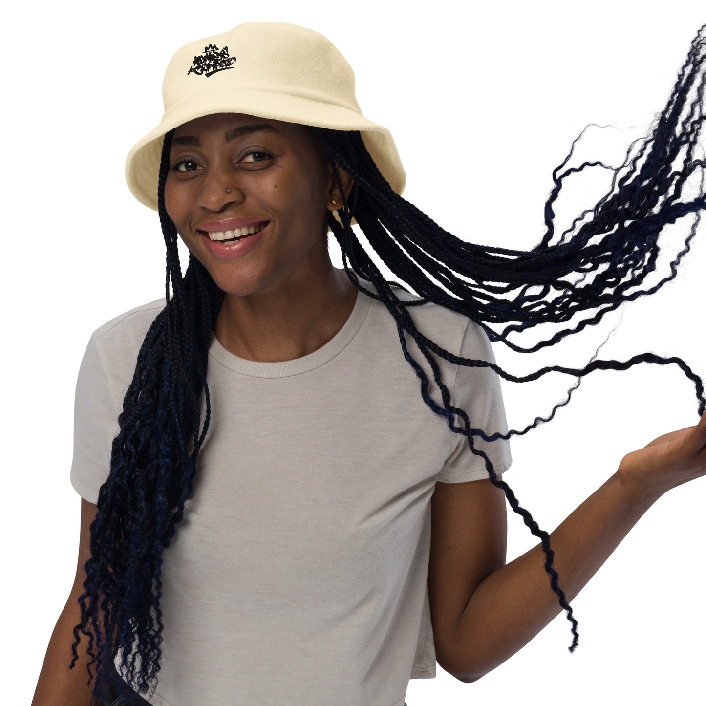 Always Compete Unstructured terry cloth bucket hat