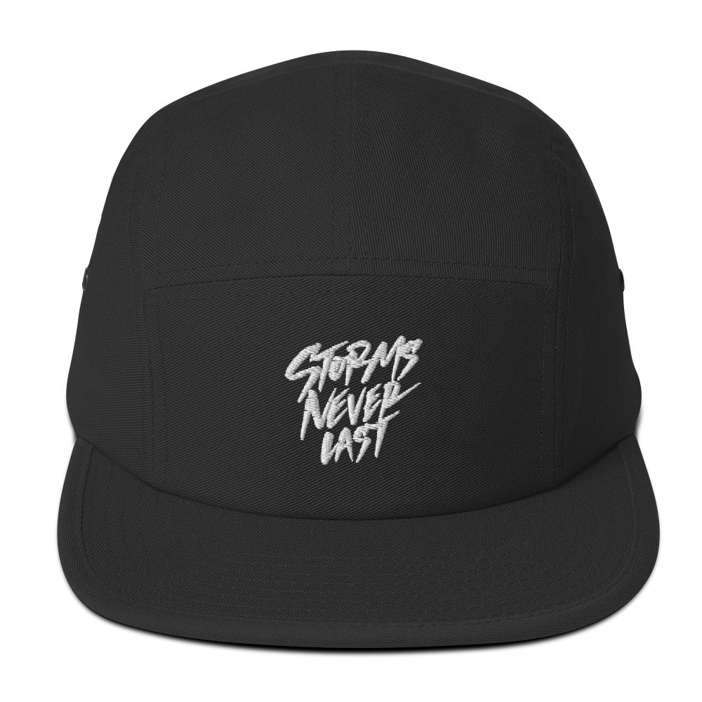 ‘Storms Never Last’ Handwritten Five Panel Cap