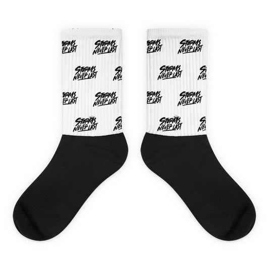 ‘Storms Never Last’ Handwritten Socks