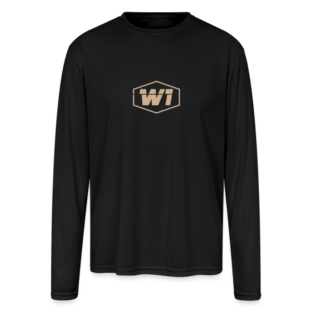 W1 Storms Never Last  Performance Long Sleeve T-Shirt - black