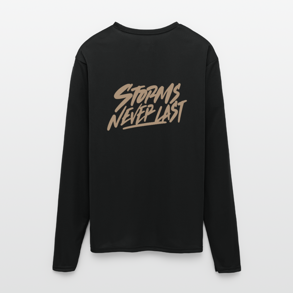 W1 Storms Never Last  Performance Long Sleeve T-Shirt - black