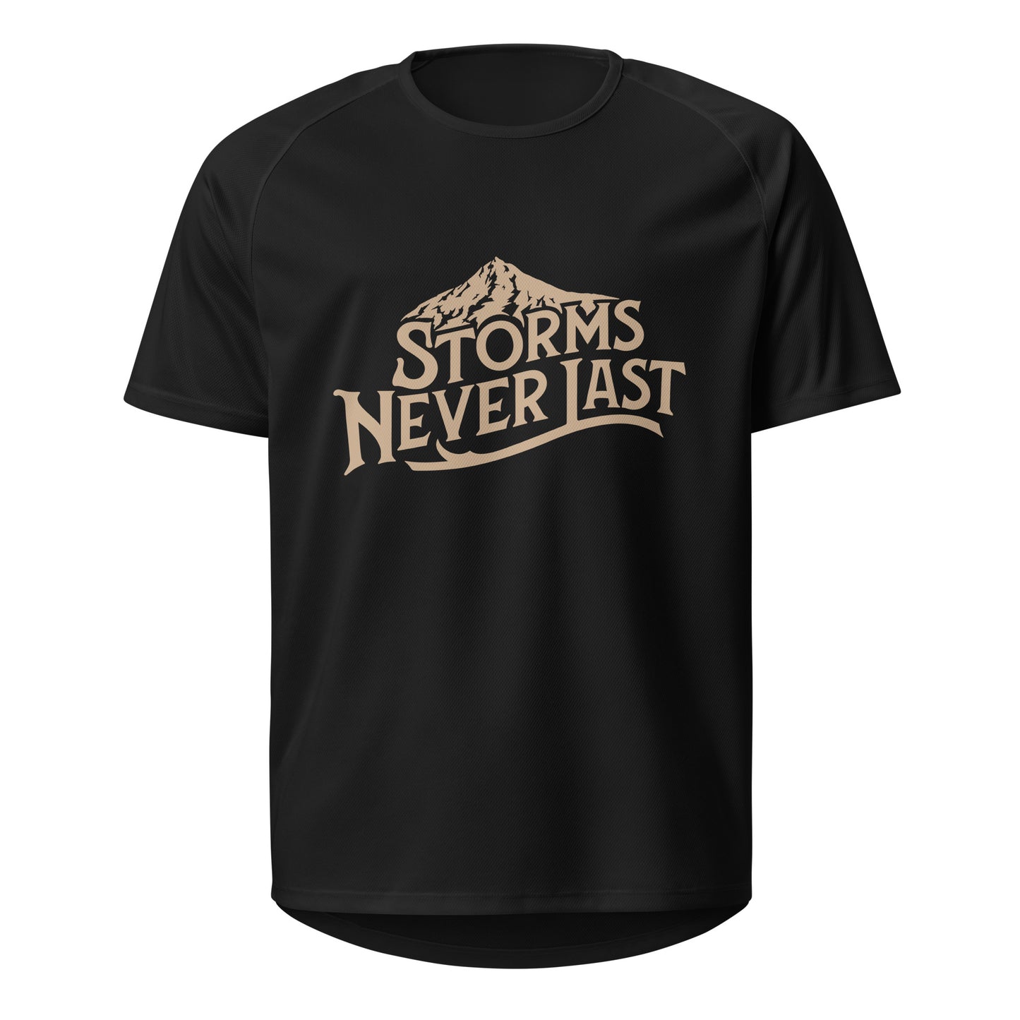 ‘Storms Never Last’ Gold Mt. Hood Adults Premium T-Shirt