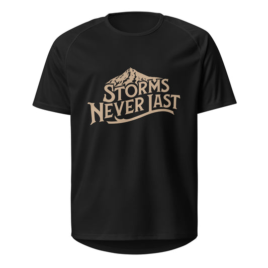 ‘Storms Never Last’ Mt. Hood Gold Adults Premium T-Shirt