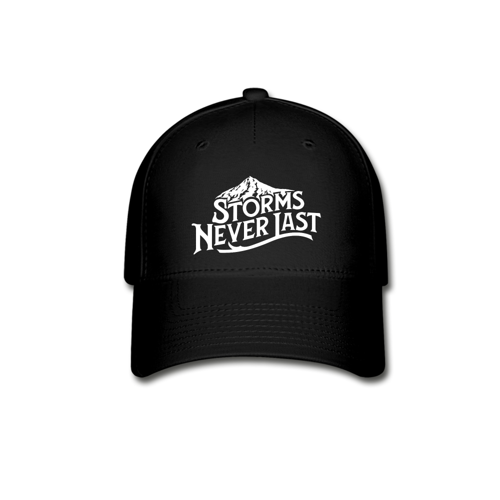 'Storms Never Last' Baseball Cap - black
