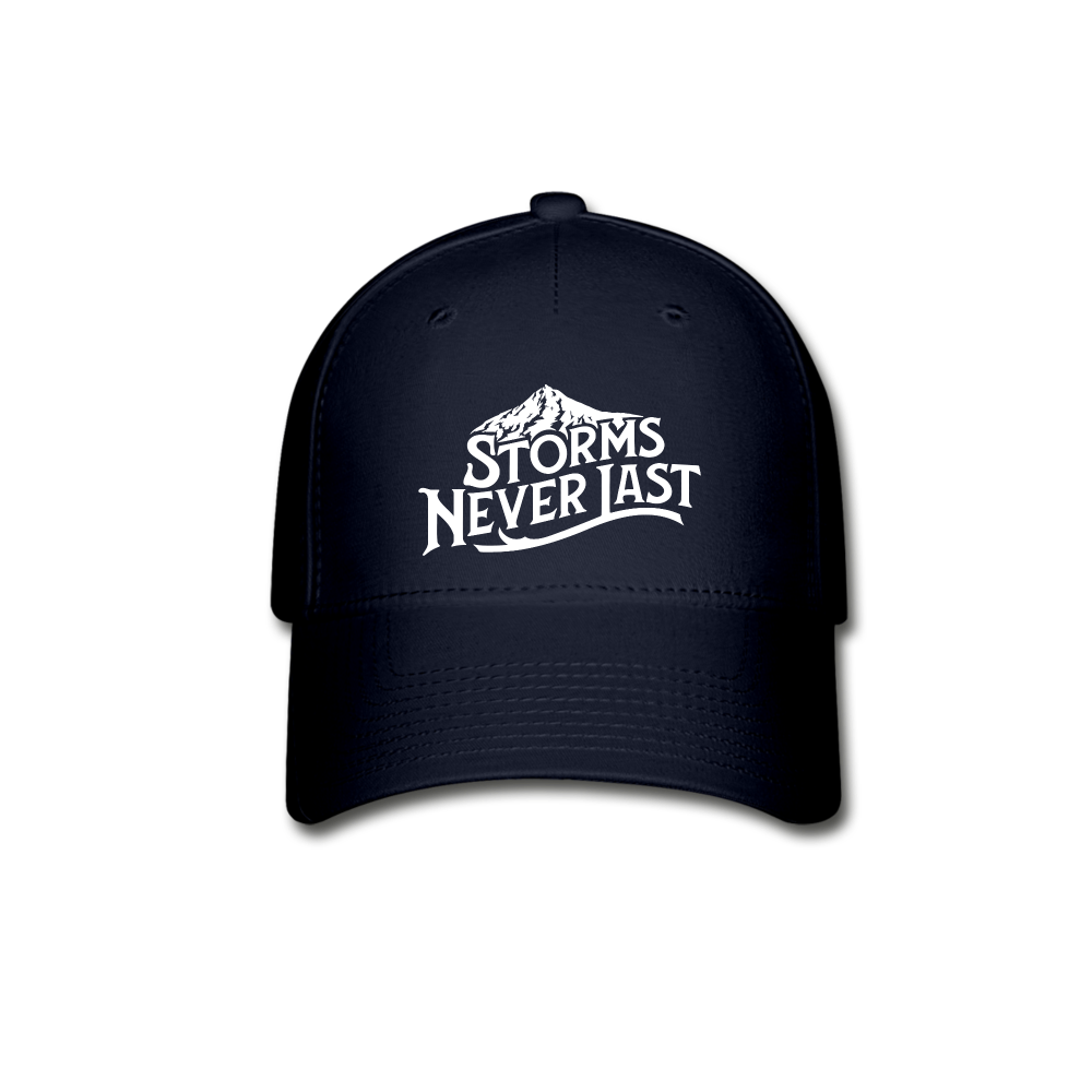 'Storms Never Last' Baseball Cap - navy